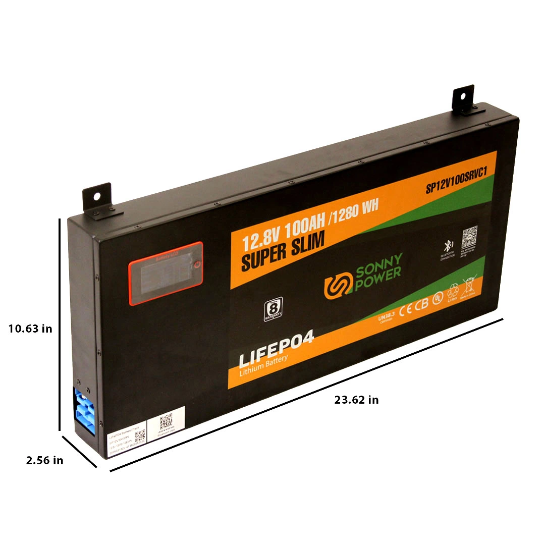 12v 100ah black red screen 2