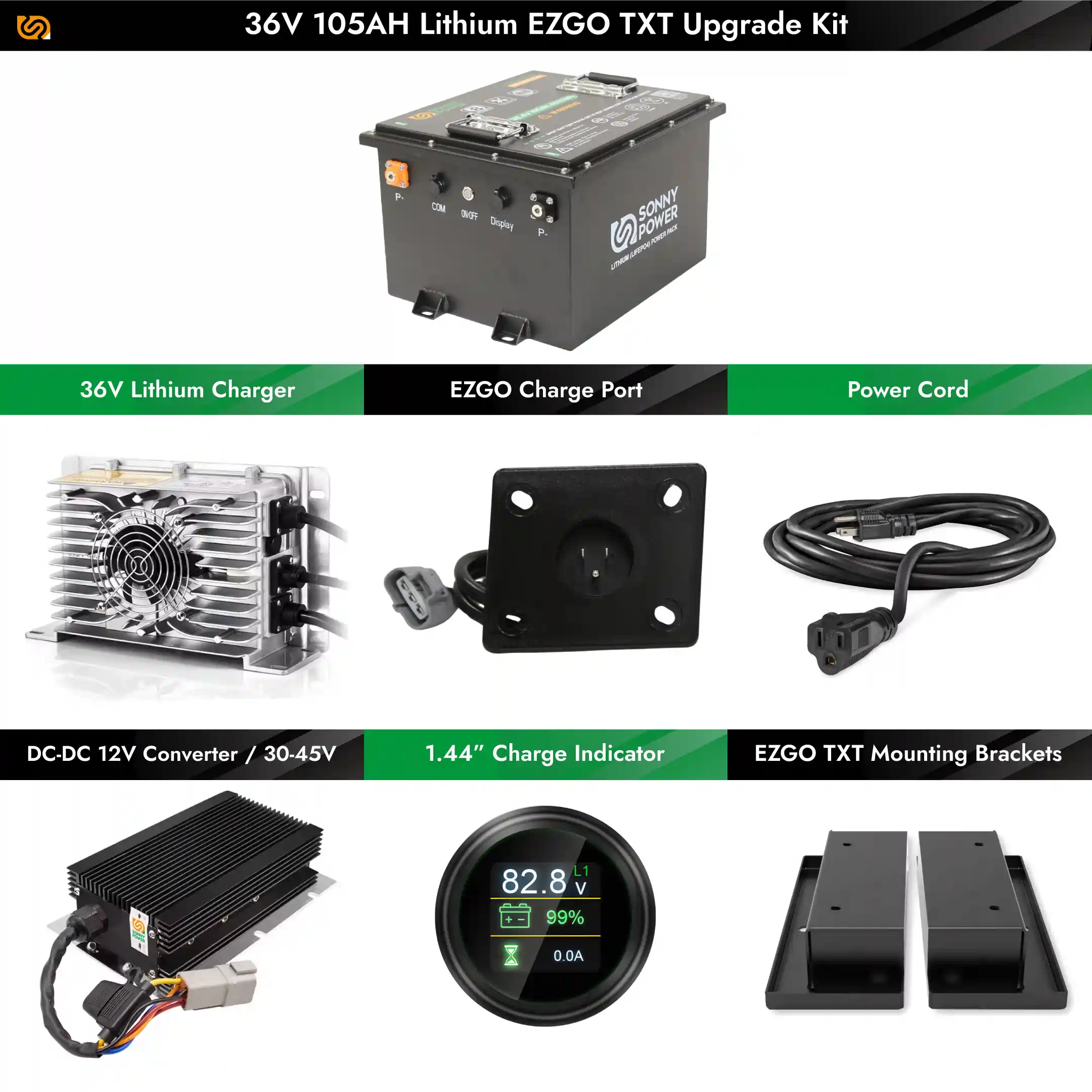 configurations 2026 golf cart 36v 105ah ezgo txt 1