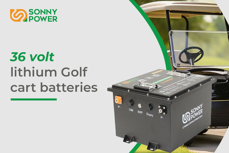36 volt lithium golf cart batteries