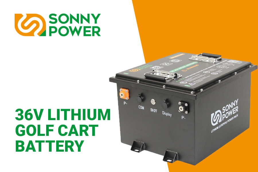 36v lithium golf cart battery