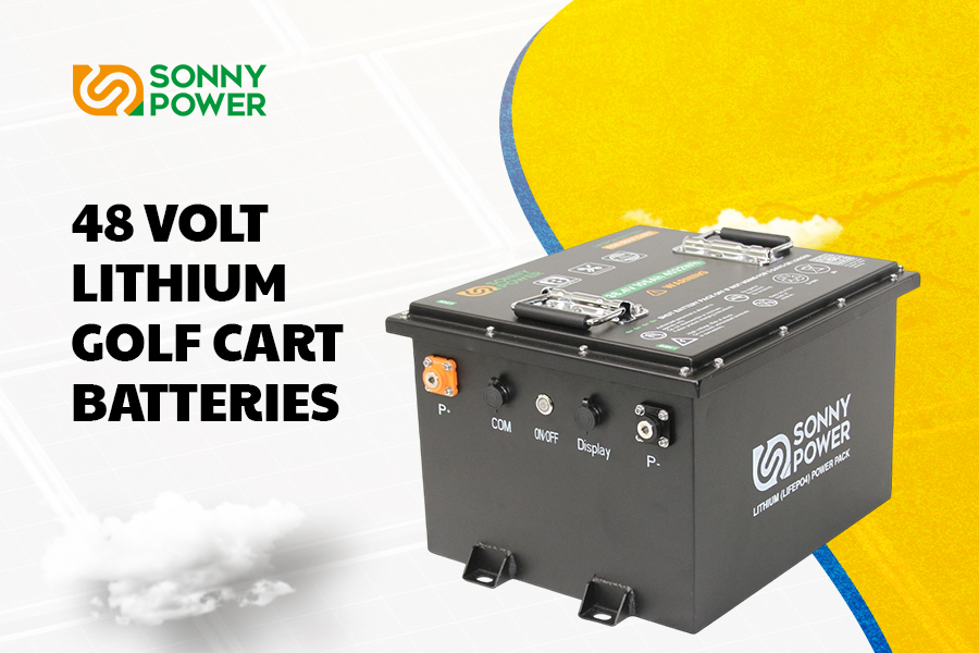 48 volt lithium golf cart batterie