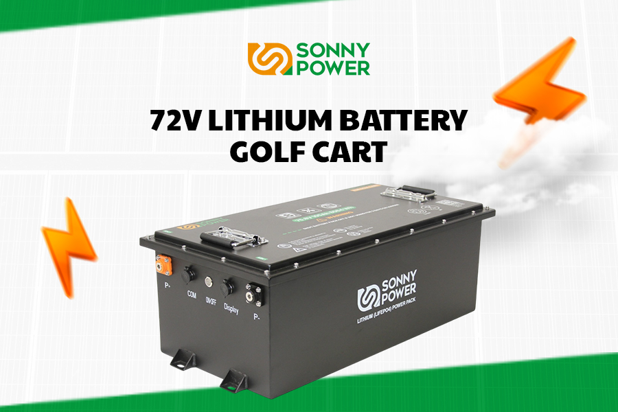 72v lithium battery golf cart