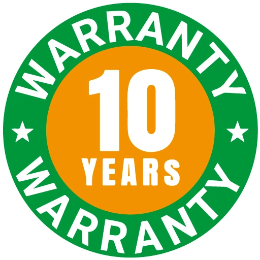 10 years warranty medal 1a