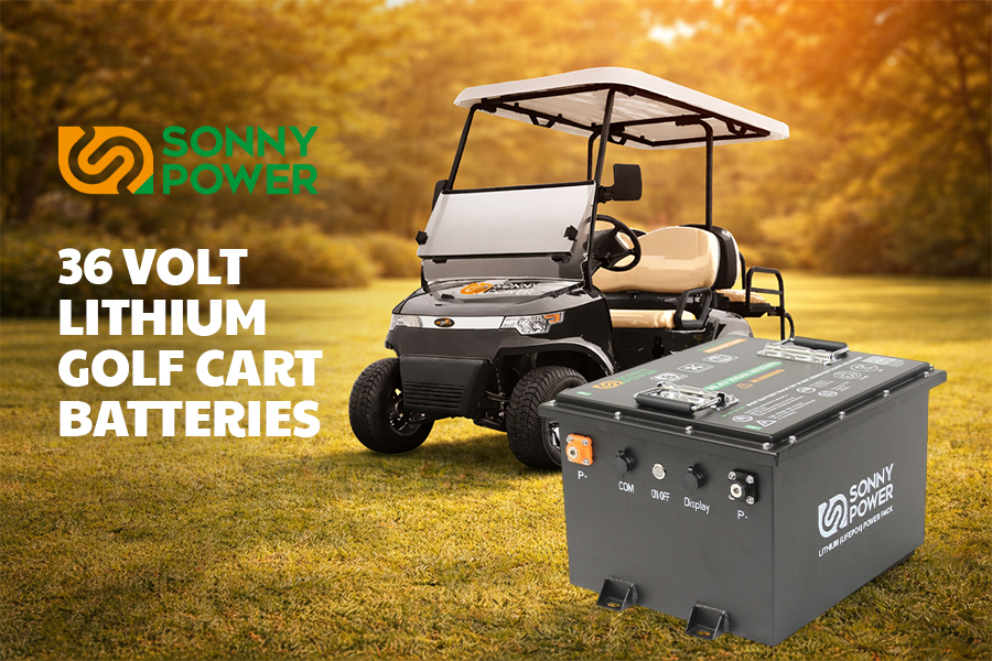 36 volt lithium golf cart batteries