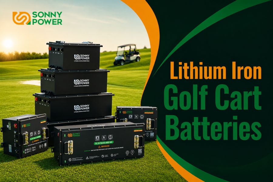 Lithium Iron Golf Cart Batteries