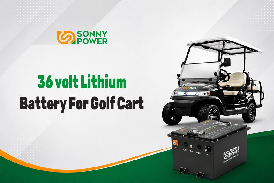 36 volt lithium battery for golf cart
