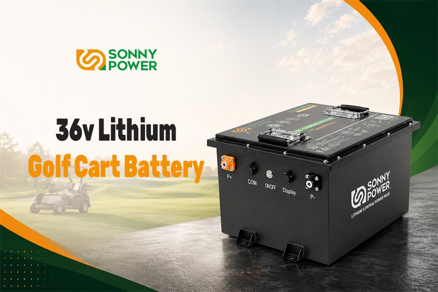 36v lithium golf cart battery
