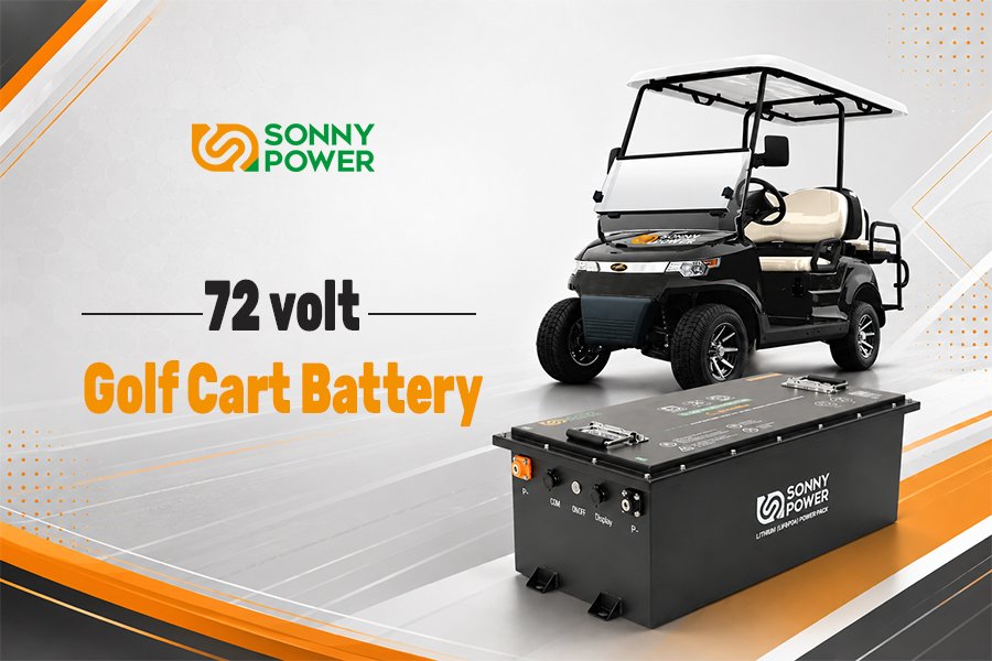 72 volt golf cart battery