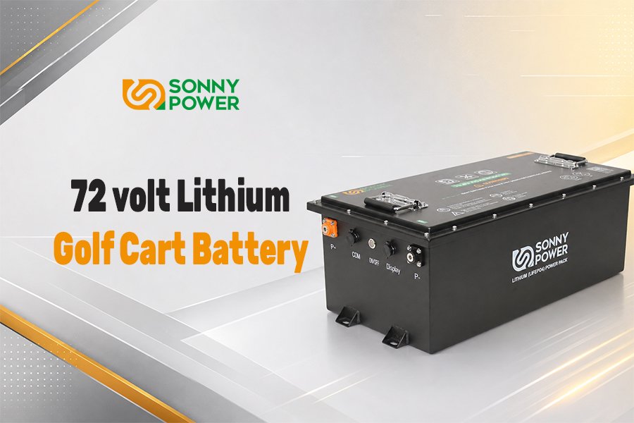 72 volt lithium golf cart battery